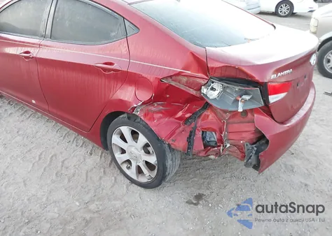 2011 Hyundai Elantra Limited (Ulsan Plant) from USA, damaged, VIN KMHDH4AE6BU153923
